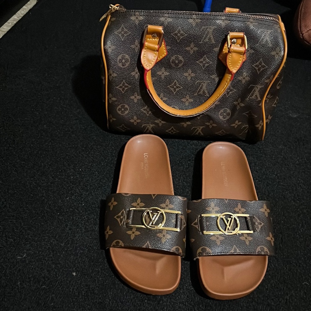 Matching purse and shoes
